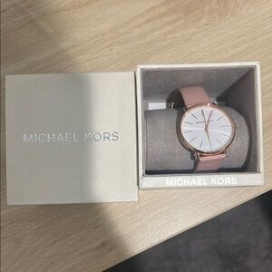 Michael Kors Pink and White Watch